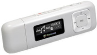 Transcend MP330 8 GB MP3 Player(White, 1 Display)