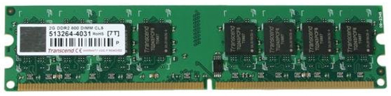 Transcend DDR2 2 GB PC DRAM (JM800QLU-2G) RS.2069 (31.00% Off) - Flipkart