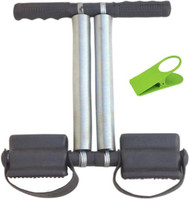 Tummy Trimmer Black Double Spring Resistance Tube Body Waist Fitness Machine Ab Exerciser(Black)
