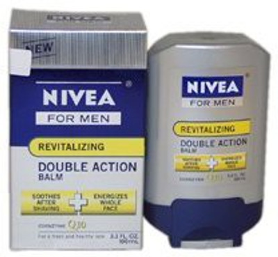 Nivea M-BB-1327 Revitalizing Double Action Shave Balm by Nivea for Men - 3.3 oz After Shave(92.4 g)