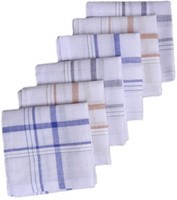 S4S Men's Striped Handkerchief(Pack of 6)