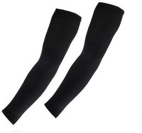 ACCESSOREEZ Nylon Arm Sleeve For Men & Women(M, Black) RS.175.00