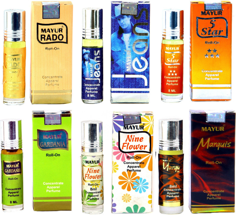 Mayur Fancy Fragrance gift set(6pcs of 8ml) Floral Attar(Citrus) RS.222 (66.00% Off) - Flipkart