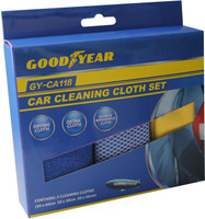 Goodyear Microfiber Vehicle Washing Cloth(Pack Of 3)