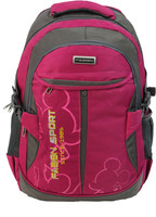 Fabion 1349 Pink N Grey 36 L Large Backpack(Pink) RS.1078.00