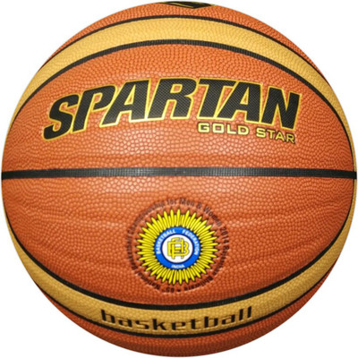 Spartan GOLSDSTAR-MICRO FIBRE PU Basketball - Size: 6, Diameter: 2.5 cm(Pack of 1, Multicolor)