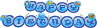 Untumble Buntings For The Underwater / Ocean Party Banner(3 ft, Pack of 1) RS.400.00