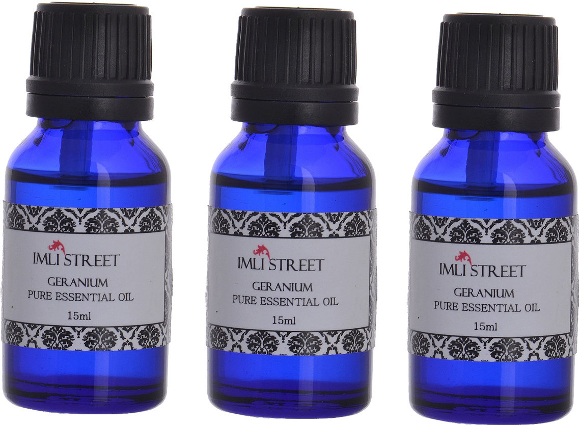 Imli Street Geranium Essential Oil (Pack of 3)(15 ml)