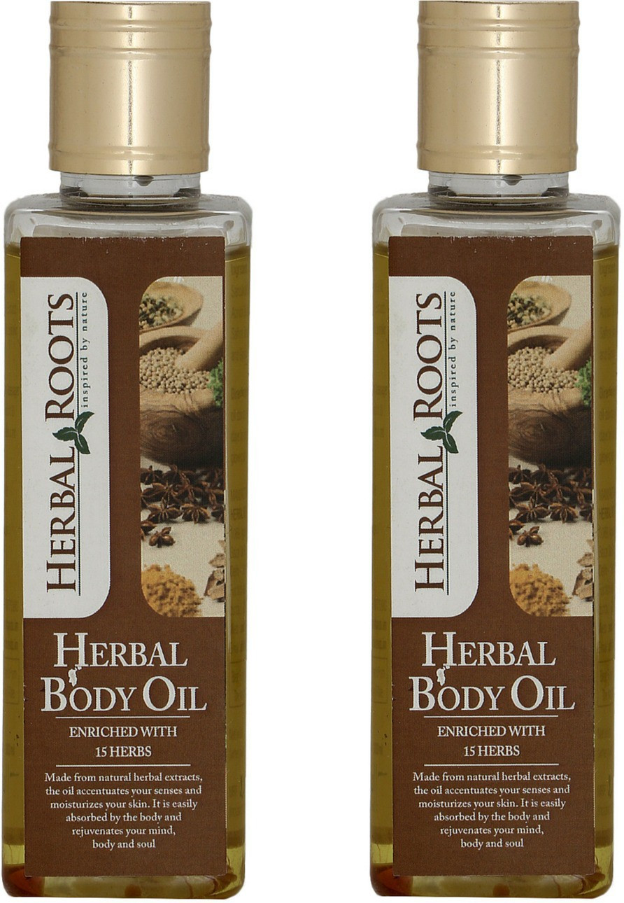 Herbal Roots Pain Relief, Anti Stress And Muscle Relaxant Body Massage Oil(200 ml)