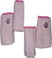 MicroCotton Cotton Face Towel(Pack of 4, Pink)