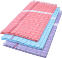 Sathiyas Cotton Bath Towel(Pack of 3, Multicolor)