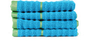 Casa Copenhagen Face Towel(Pack of 4, Blue)