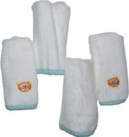 MicroCotton Cotton Face Towel(Pack of 4, White)