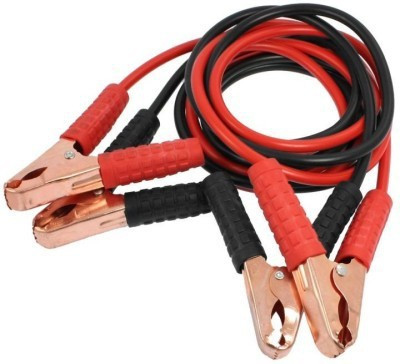 ACCESSOREEZ Vehicle Battery Booster Starter Copper Lead 7.5 ft Battery Jumper Cable(Pack of 2)