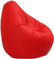 Comfort XXL Bean Bag With Bean Filling(Red)