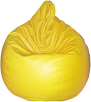 Comfort XXL Bean Bag With Bean Filling(Yellow)