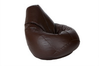 Comfy Bean Bags XXL Teardrop Bean Bag With Bean Filling(Brown)