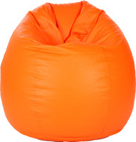 Comfy Bean Bags XXL Teardrop Bean Bag With Bean Filling(Orange)
