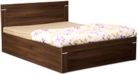 Debono Solitaire AD BS Bed Engineered Wood Queen Bed With Storage(Finish Color - Acacia Dark Matt)