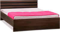 Debono Cocoa AD BL NB Bed Engineered Wood King Bed(Finish Color - Black & Acacia Dark Matt Finish)