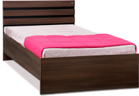 Debono Cocoa AD BL NB Bed Engineered Wood Single Bed(Finish Color -  Black & Acacia Dark Matt Finish) RS.8316.00