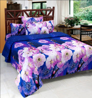 Wonder Collection Floral Polycotton Bedding Set(Multicolour)