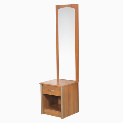 Godrej Interio Adrina Drng Tab(wStool)Walnut Engineered Wood Dressing Table(Finish Color - Walnut)