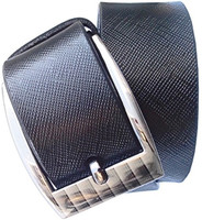 Wholesome Deal Men Formal Black Artificial Leather Belt