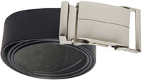 Black Cat Men Formal Black Genuine Leather Belt