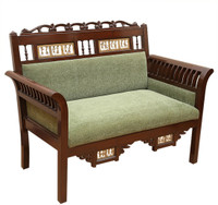 ExclusiveLane Teak Wood Solid Wood 2 Seater(Finish Color - Walnut)