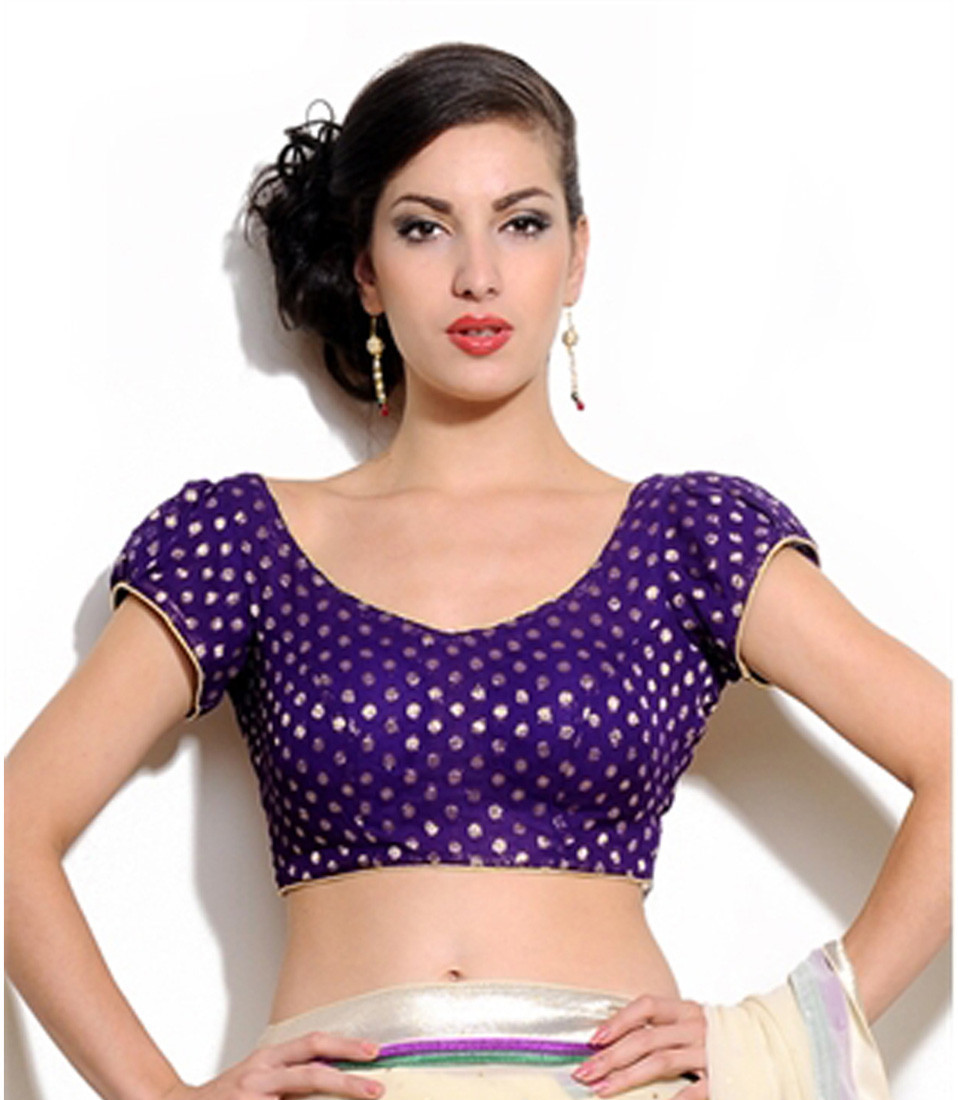 Rutbaa Round Neck Womens Stitched Blouse