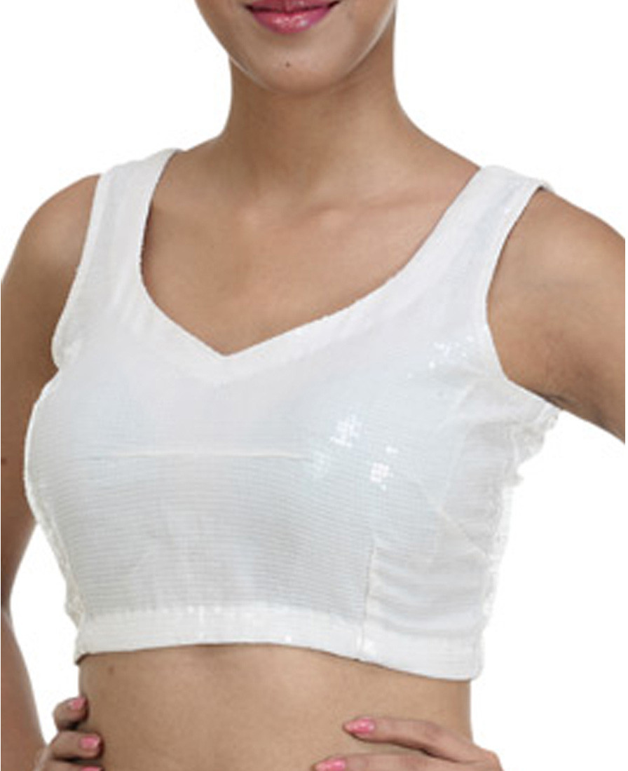 Rutbaa V-Neck Womens Stitched Blouse