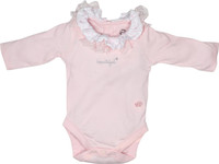 FS Mini Klub Layette Baby Girls Pink Bodysuit