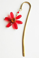 kanhai Flower Daisy Metal Clip Bookmark(Garden, Red) RS.275.00
