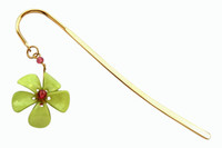 Kanhai Dainty Flower Clip Type Bookmark(Nature, Green) RS.275.00