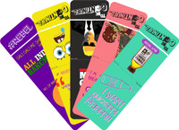 To Be Continued Pack of 5 (3) Paper Bookmark(Colorfull, Multicolor) RS.110.00