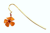 Kanhai Dainty Flower Clip Type Bookmark(Nature, Orange) RS.275.00