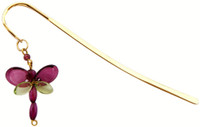 Kanhai Dragonfly Tiny Metal Clip Bookmark(Nature, Purple) RS.275.00