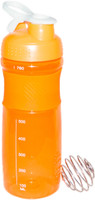 Excel Crafts Blender Shaker Orange 760 ml Sipper(Pack of 1, Orange)