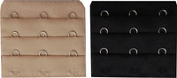 Glus Hook Extender(Black, Beige Pack of 2)