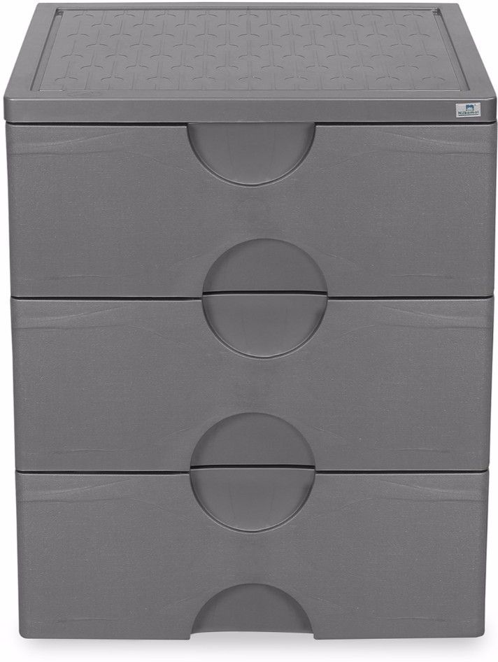Nilkamal Chester 33 Plastic Free Standing Chest Of Drawers Finish