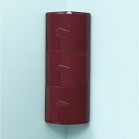 Nilkamal Blooms Plastic Wall Mount Cabinet(Finish Color - Maroon)