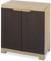 Nilkamal Freedom Plastic Free Standing Cabinet(Finish Color - Weather Brown)