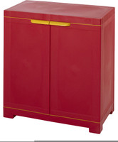 Nilkamal Plastic Free Standing Cabinet(Finish Color - Maroon) RS.2187.00