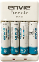 Envie Envie Beetle Charger ECR 20+4xAA 2100 Battery Camera Battery Charger(White)