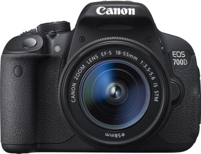 Canon EOS 700D DSLR Camera (Body with EF S18 - 55 mm IS II and EF S55 - 250 mm IS II)(Black) Flipkart