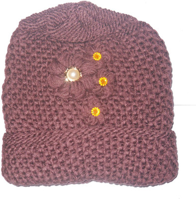 Aadishwar Creations Women's Accessories - Aadishwar Creations Solid Skull Cap