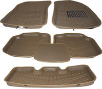 Auto Hub Plastic 3D Mat For  Honda Mobilio(Beige) RS.1562.00
