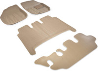 Auto Hub Plastic Standard Mat For  Mahindra XUV 500(Beige) RS.1562.00