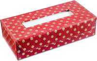 Ecoleatherette Polka Design Vehicle Tissue Dispenser(Multicolor) RS.399.00